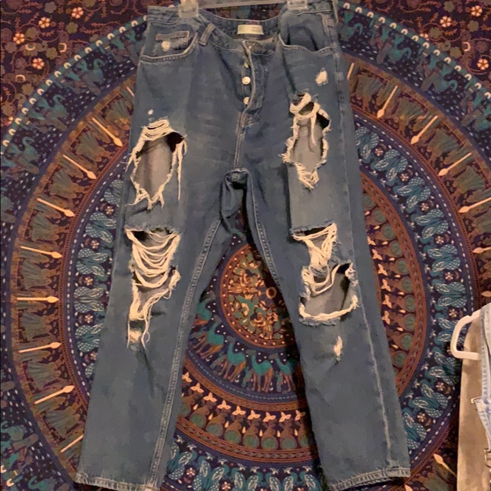 Top shop ripped jeans